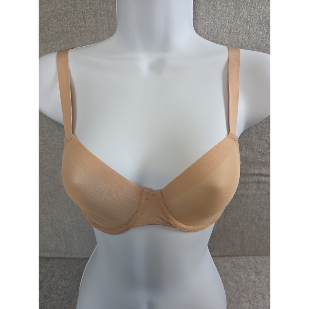 Skims 32C No Show Fits Everybody Molded Unlined Demi Bra NEW